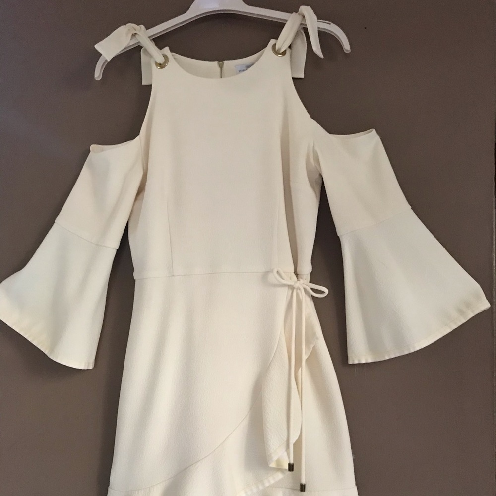 Rebecca Vallance Yellow Billie Tie Dress